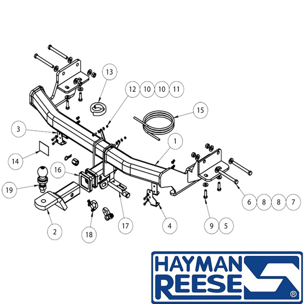 *Hyundai Santa Fe DM3 SUV 10/2015 - 03/2018 - Towbar Kit - HEAVY DUTY PREMIUM