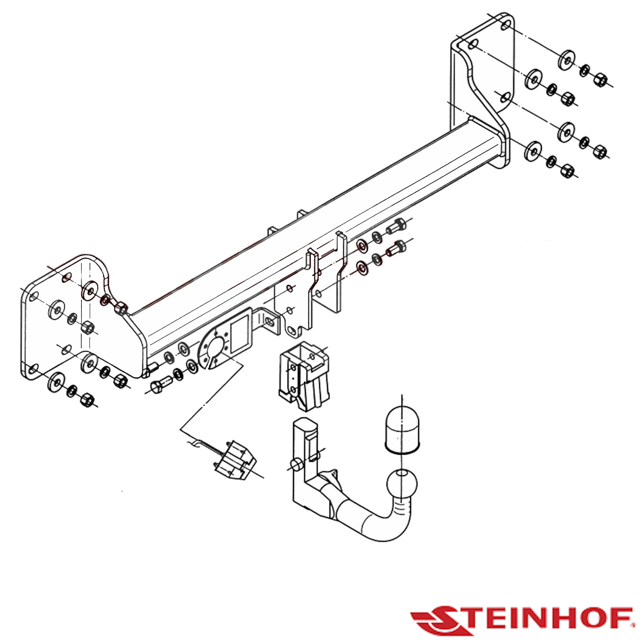 BMW X5 F15 SUV 09/2013 - 07/2018 - Towbar Kit - EUROPEAN PLUS