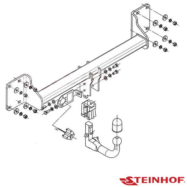 BMW X5 F15 SUV 09/2013 - 07/2018 - Towbar Kit - EUROPEAN PLUS