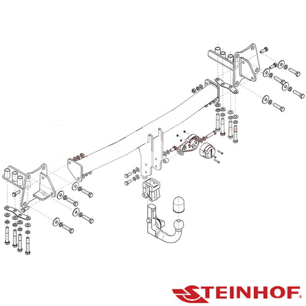 Jaguar E Pace SUV 01/2017 - On - Towbar Kit - EUROPEAN PLUS