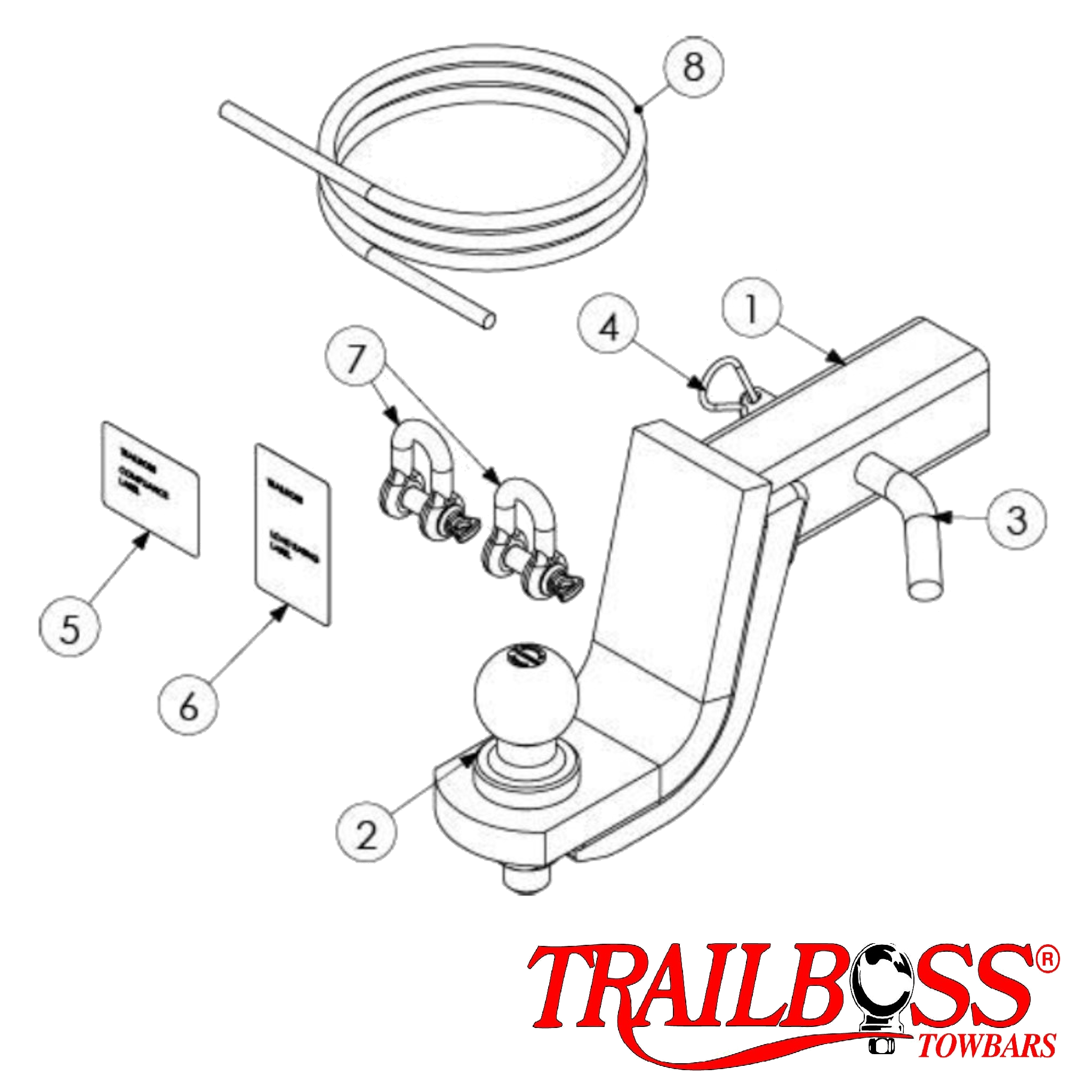 Toyota LandCruiser 300 Series SUV - Towbar Kit - HEAVY DUTY PREMIUM