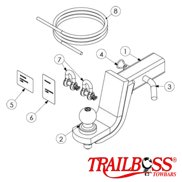 Toyota LandCruiser 300 Series SUV - Towbar Kit - HEAVY DUTY PREMIUM