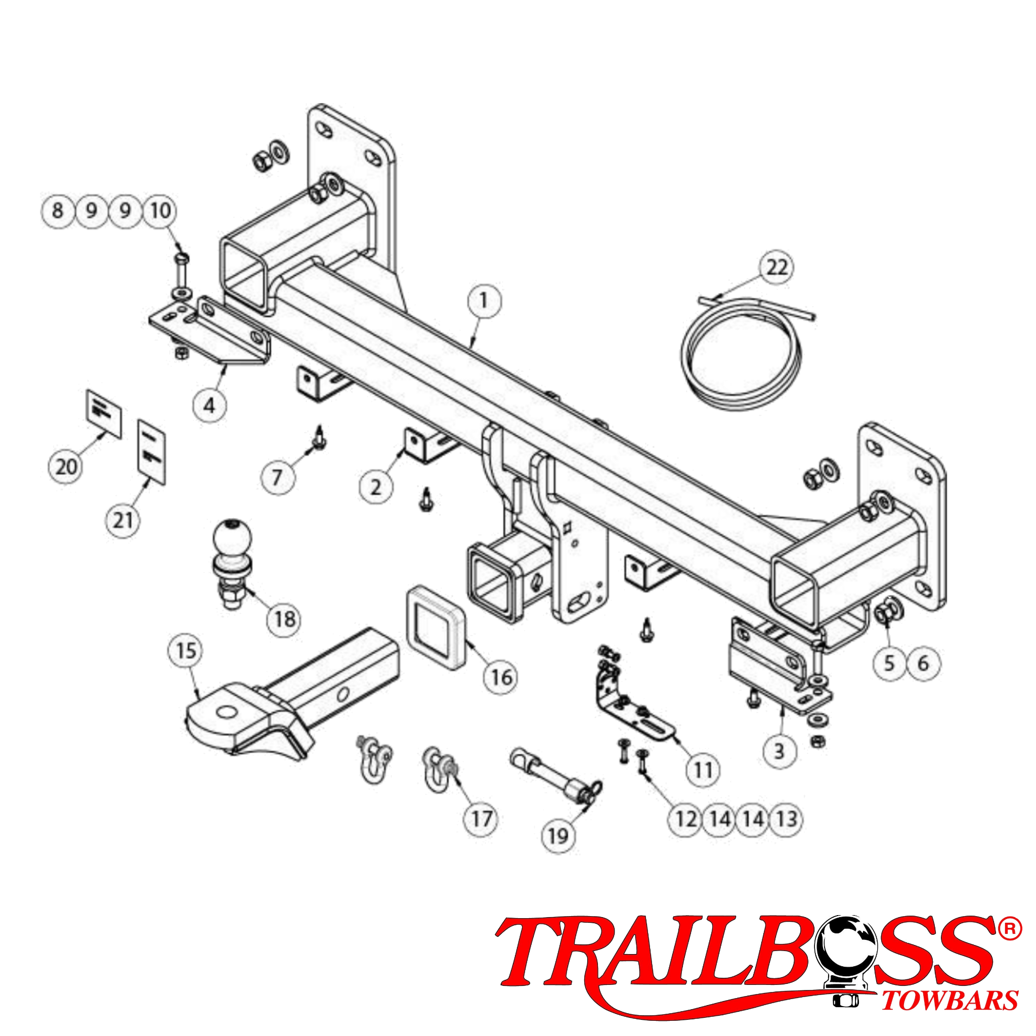 BMW X5 G05 SUV 08/2018 - On - Towbar Kit - HEAVY DUTY PREMIUM