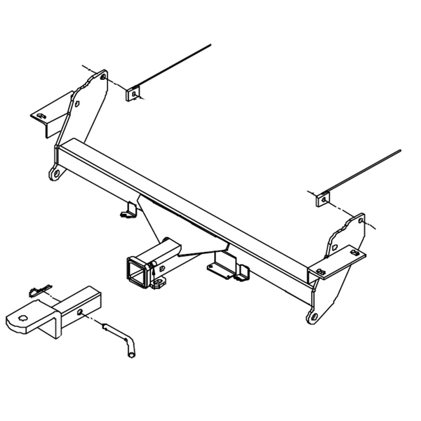 Mitsubishi Pajero NM NP SUV 06/2000 - 11/2006 - Towbar Kit - HEAVY DUTY PREMIUM