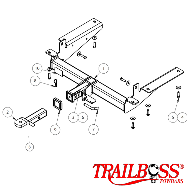 Renault Master FWD X62 Van 09/2010 - On (Not Dual Rear Wheel or RWD) - Towbar Kit - HEAVY DUTY PREMIUM