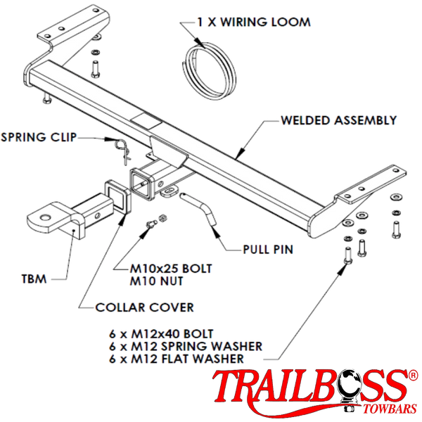 Volvo XC90 SUV 07/2003 - 02/2015 - Towbar Kit - HEAVY DUTY PREMIUM