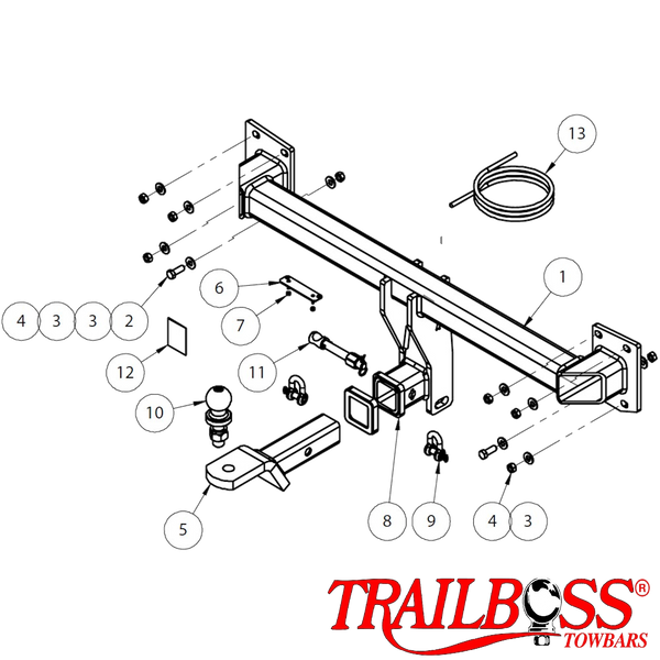 *Volvo XC90 SUV 03/2015 - On (Includes R design) - Towbar Kit - HEAVY DUTY PREMIUM