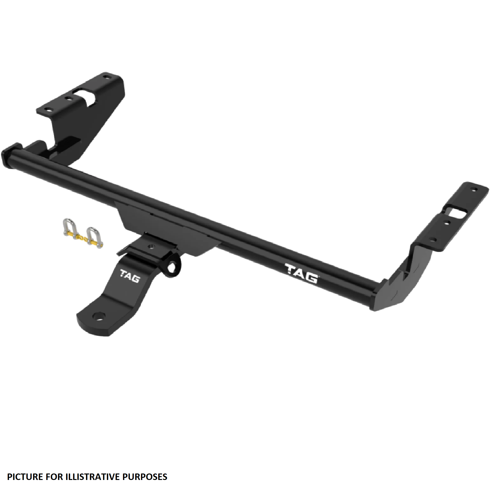 Mitsubishi Delica Shuttle Nose People Mover 05/1993 - 12/2007 (Shipping hook same angles) - Towbar Kit - STANDARD DUTY