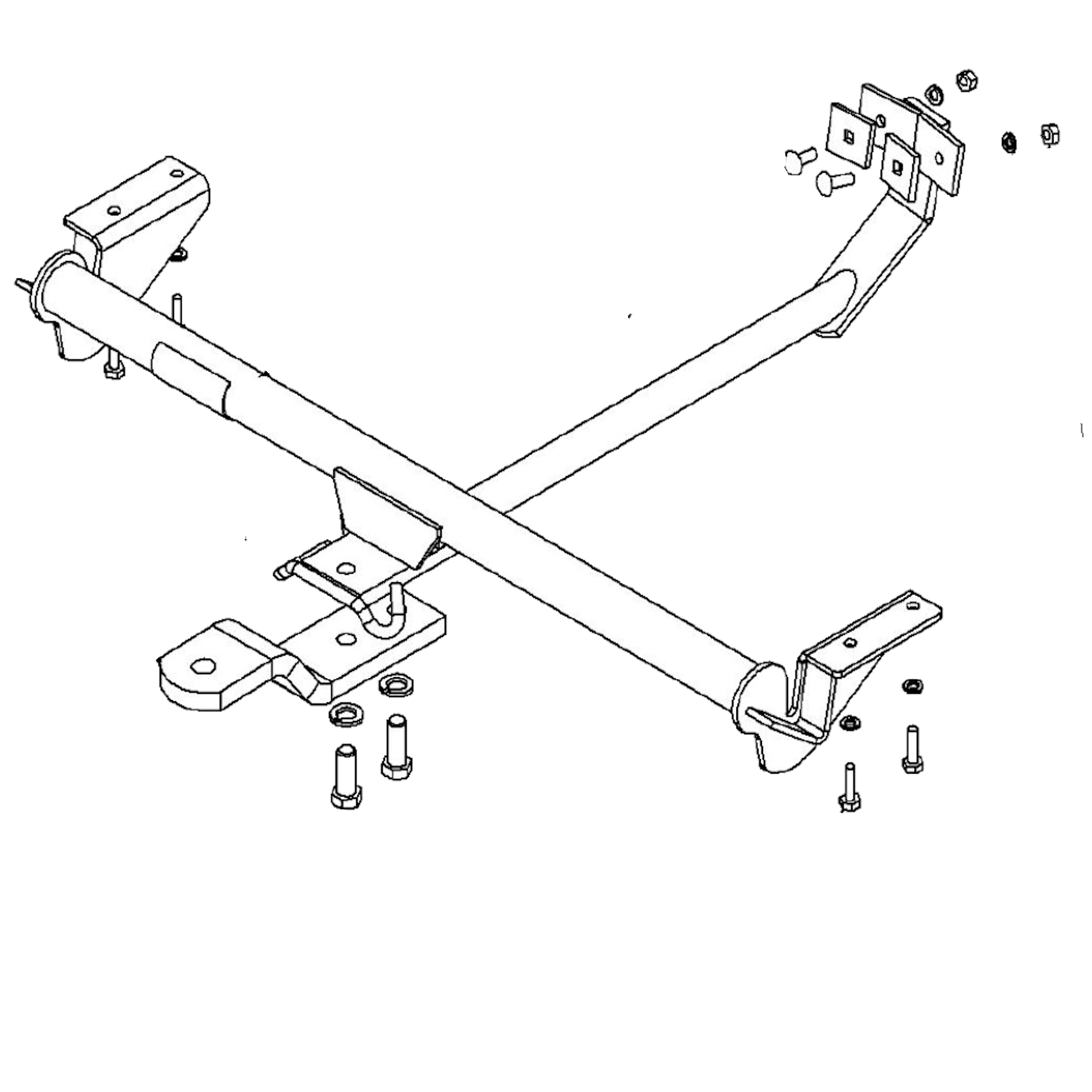 Toyota Avalon Sedan 06/2000 - 12/2004 - Towbar Kit - STANDARD DUTY