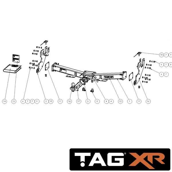 Isuzu D-Max Tub Body 08/2020 - On - Towbar Kit - EXTREME RECOVERY