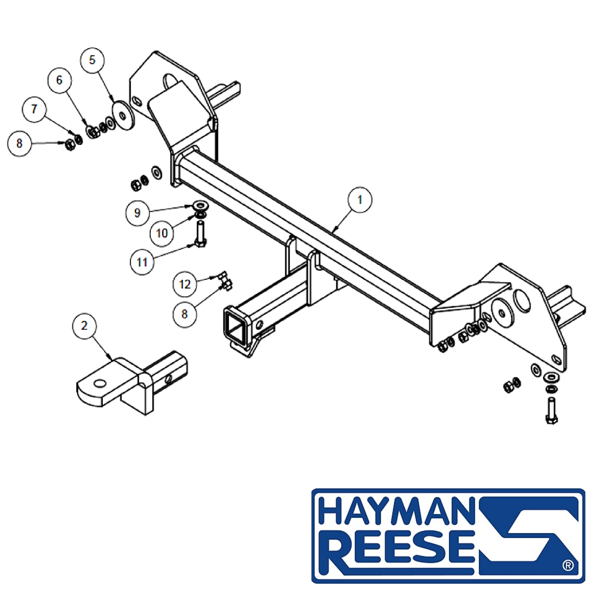 Holden Cruze Hatch 06/2009 - 10/2016 - Towbar Kit - MEDIUM DUTY