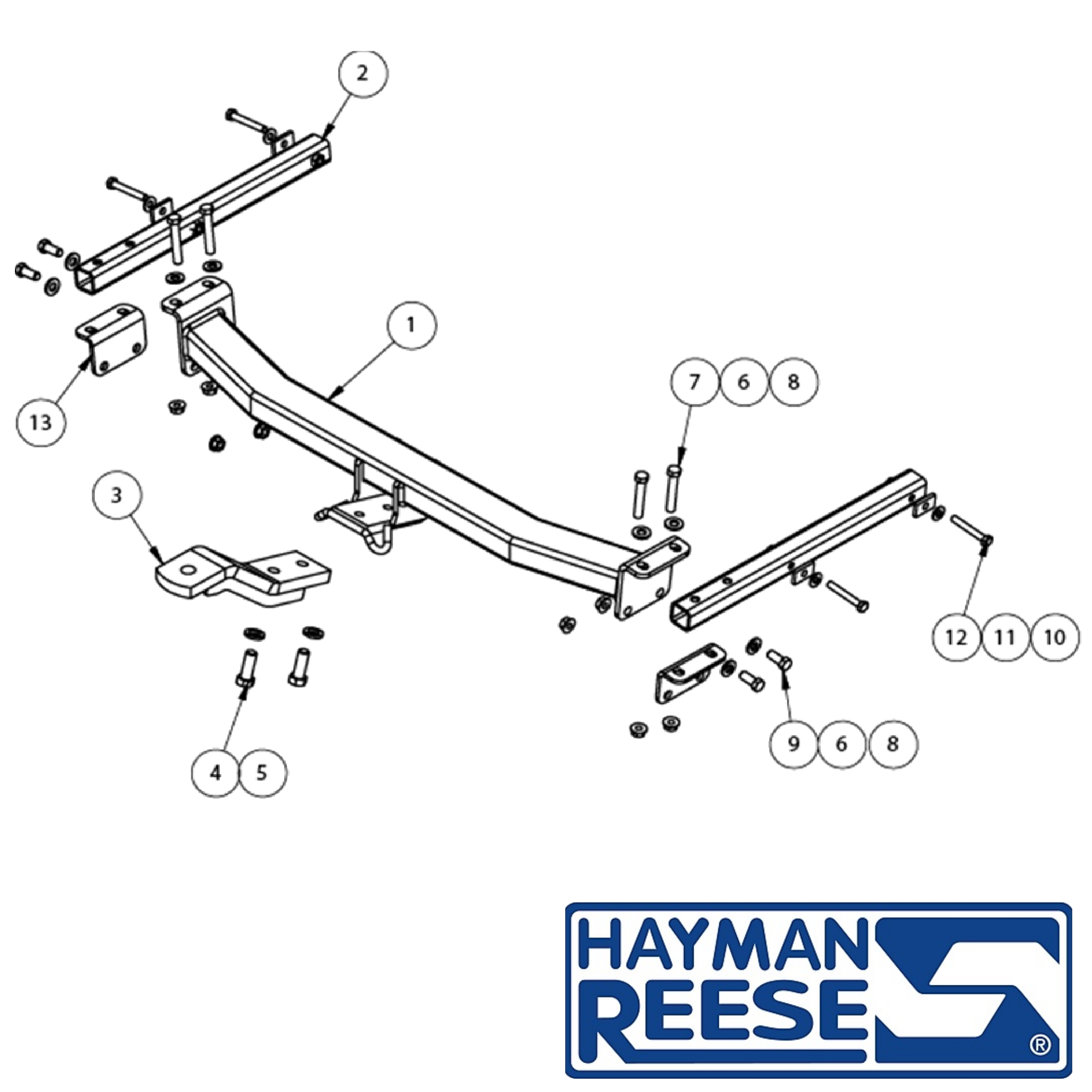 Volkswagen Jetta Sedan 08/2011 - On - Towbar Kit - STANDARD DUTY