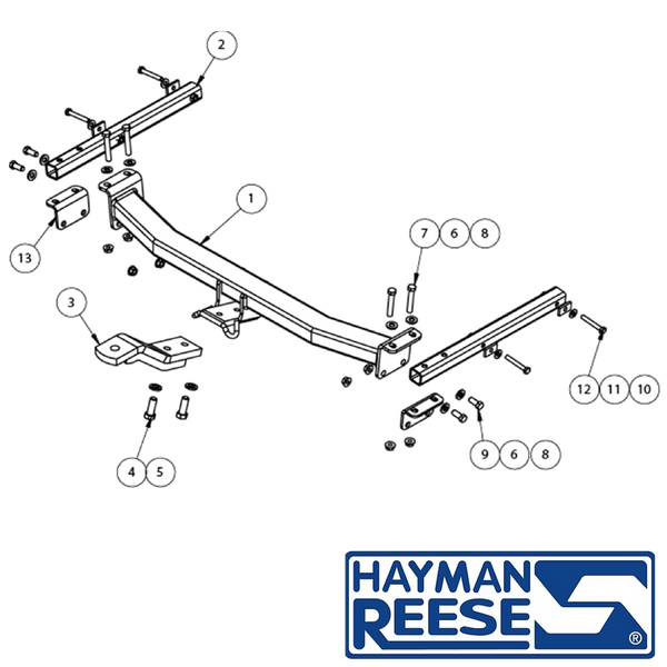 Volkswagen Jetta Sedan 08/2011 - On - Towbar Kit - STANDARD DUTY