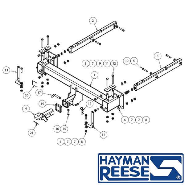 Mercedes-Benz GL X164 SUV 01/2006 - 11/2012 (Not GLE) - Towbar Kit - HEAVY DUTY PREMIUM