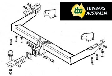 *Nissan Navara NP300 Dual Cab Extra Long Tray 03/2015 - 12/2020 - Towbar Kit - HEAVY DUTY EXTENDED TRAY