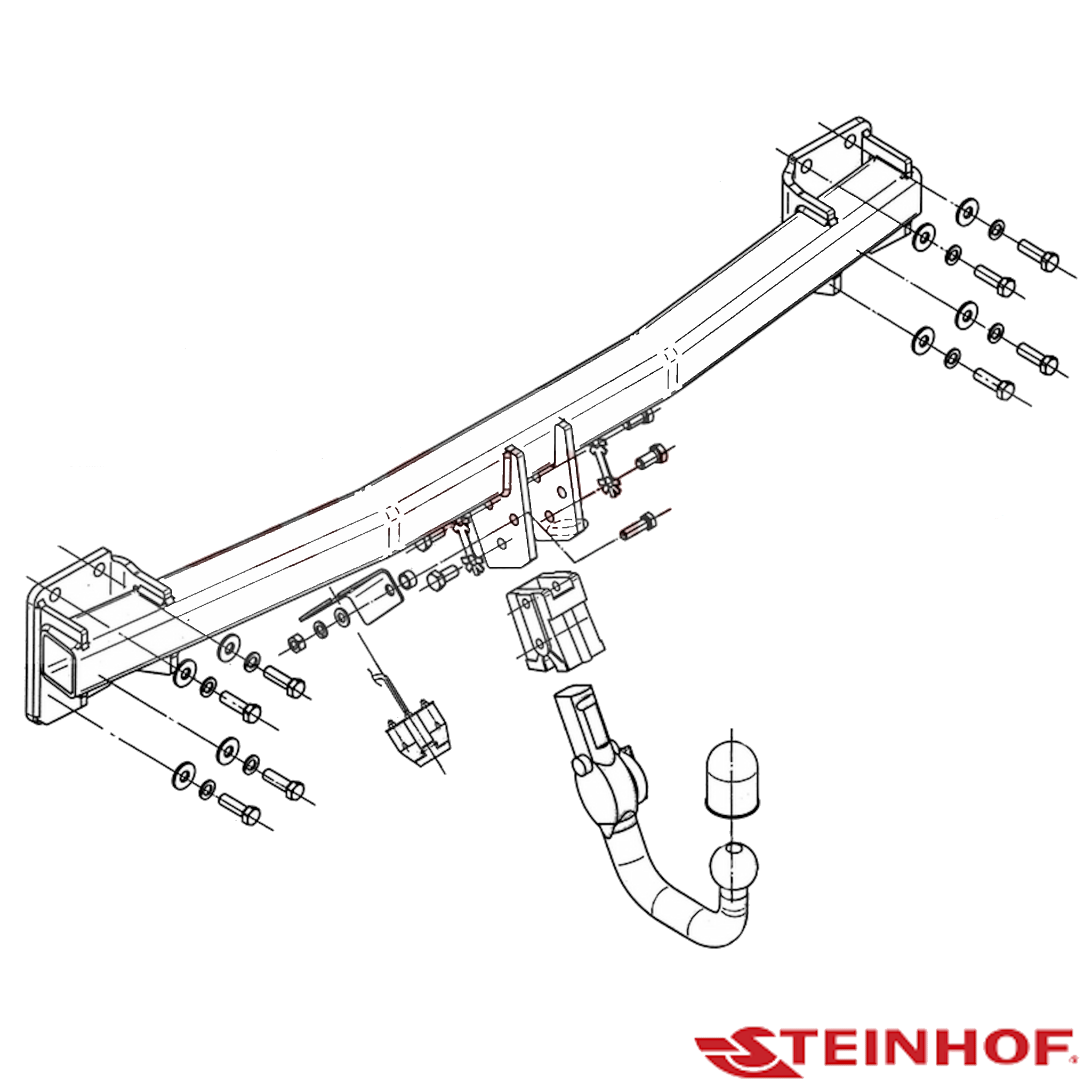 *Audi Q7 SUV 01/2009 - 06/2015 - Towbar Kit - EUROPEAN PLUS