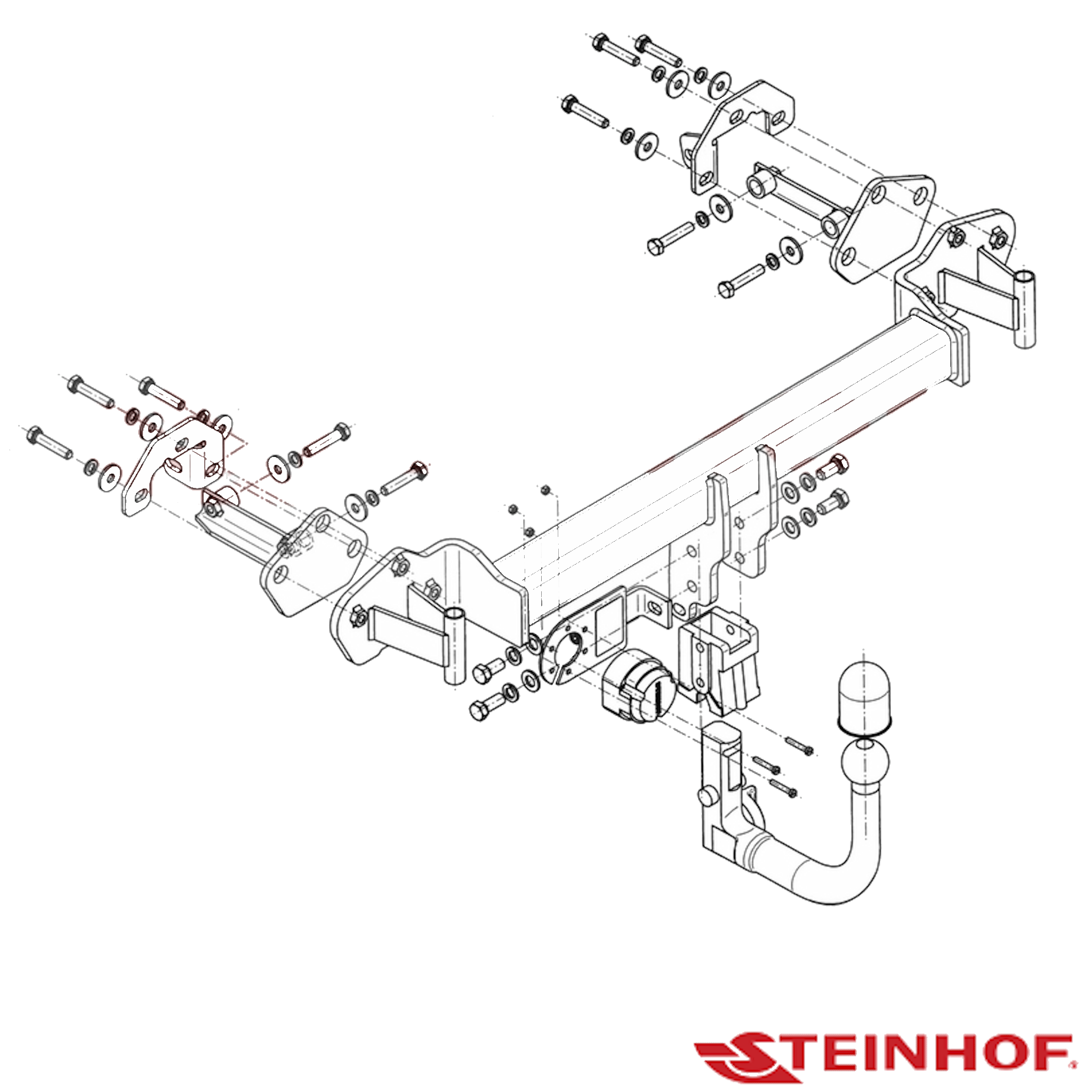 BMW 3 Series E46 Sedan 08/1998 - 04/2005 - Towbar Kit - EUROPEAN PLUS