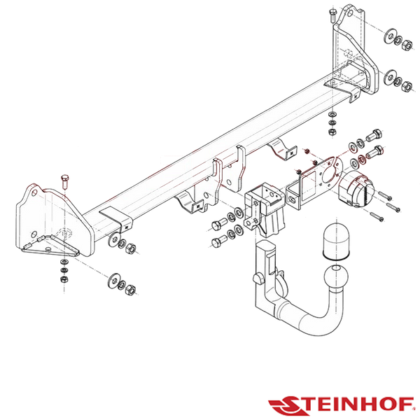 BMW 5 Series Grand Turismo Hatch 11/2009 - 03/2017 - Towbar Kit - EUROPEAN PLUS