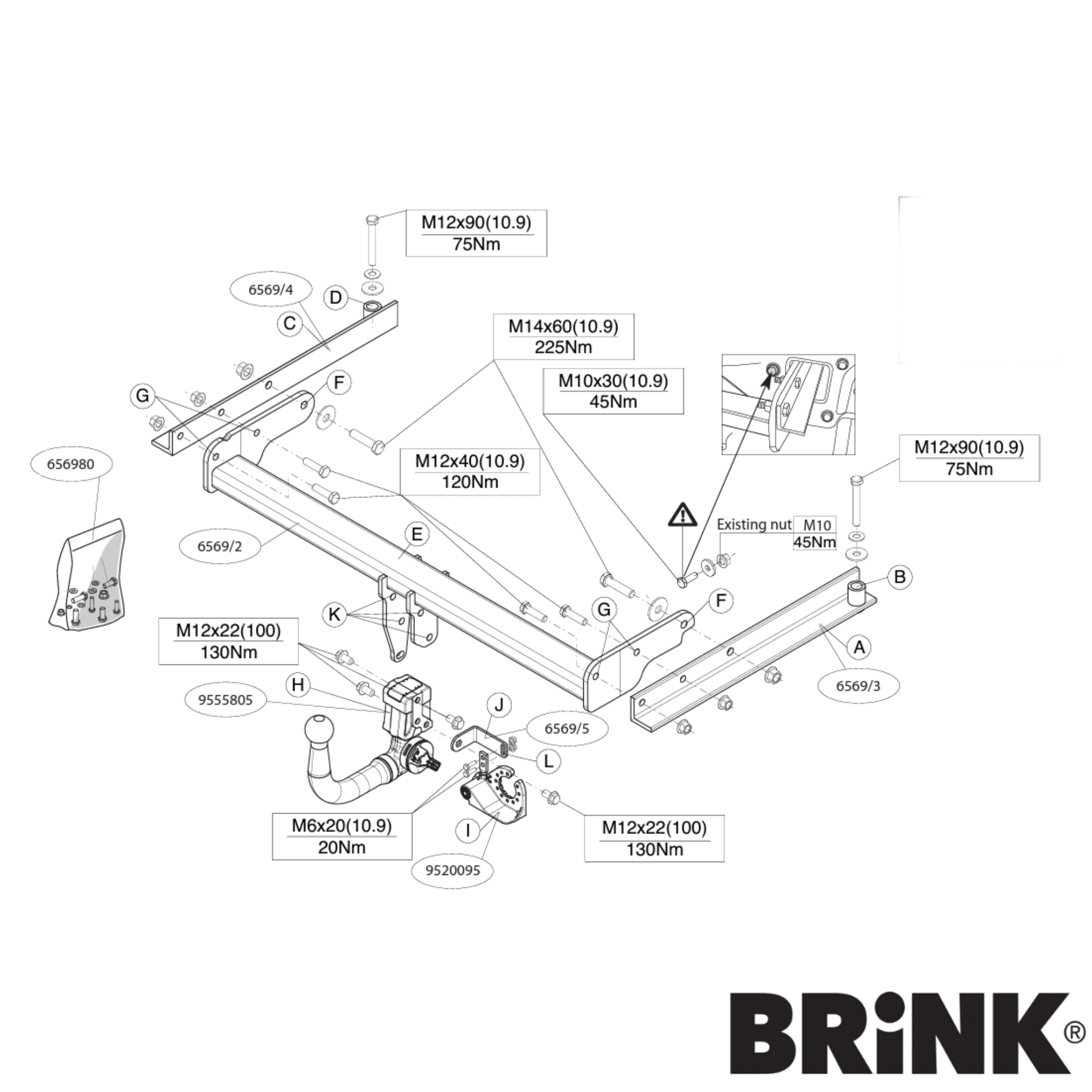 Audi A7 Hatch 10/2017 - On - Towbar Kit - EUROPEAN PLUS