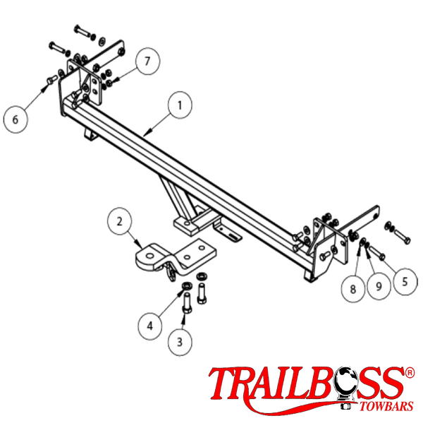 Hyundai i20 Hatch 06/2012 - On - Towbar Kit - STANDARD DUTY