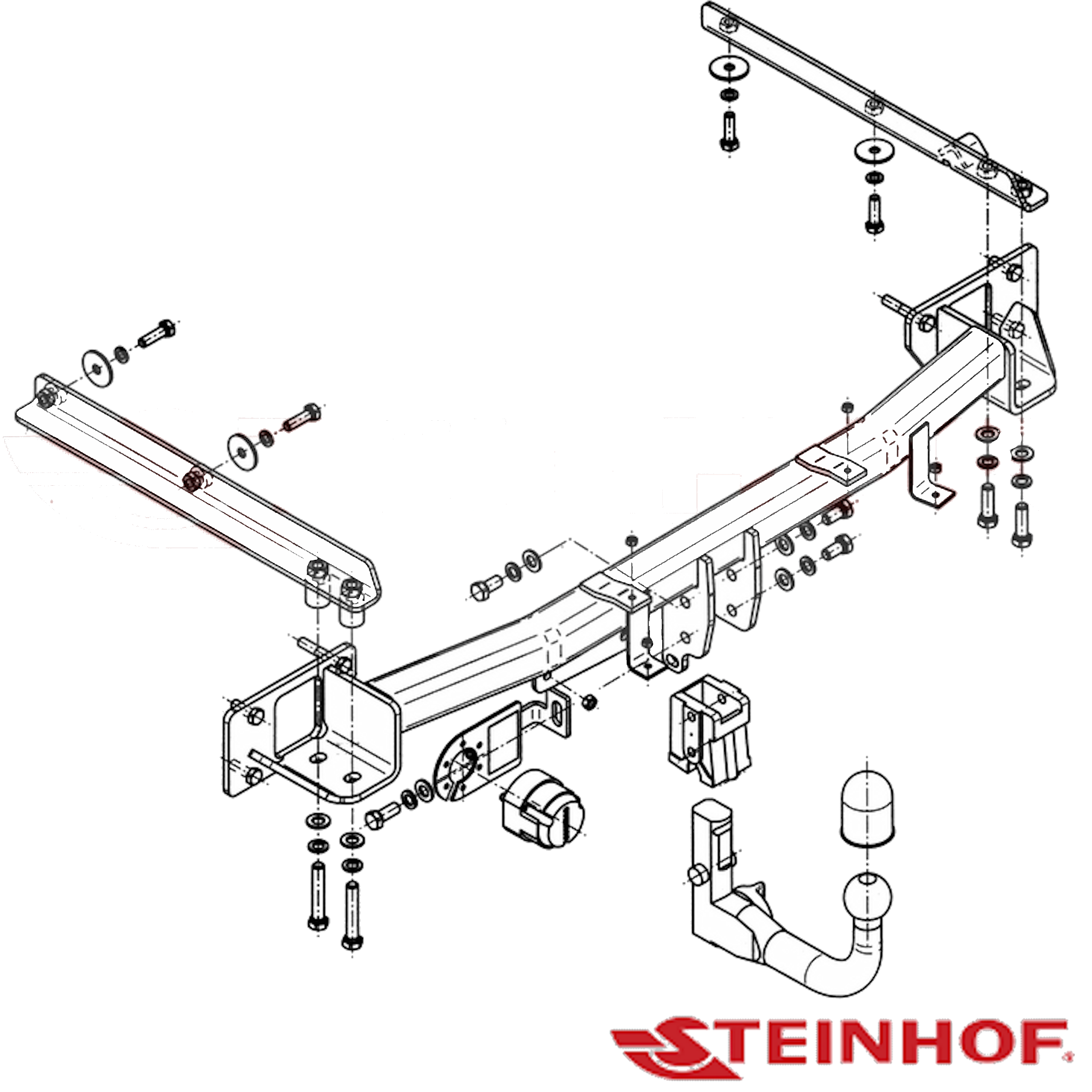 Mercedes-Benz  C Class S203 Wagon 11/2000 - 07/2007 - Towbar Kit - EUROPEAN PLUS