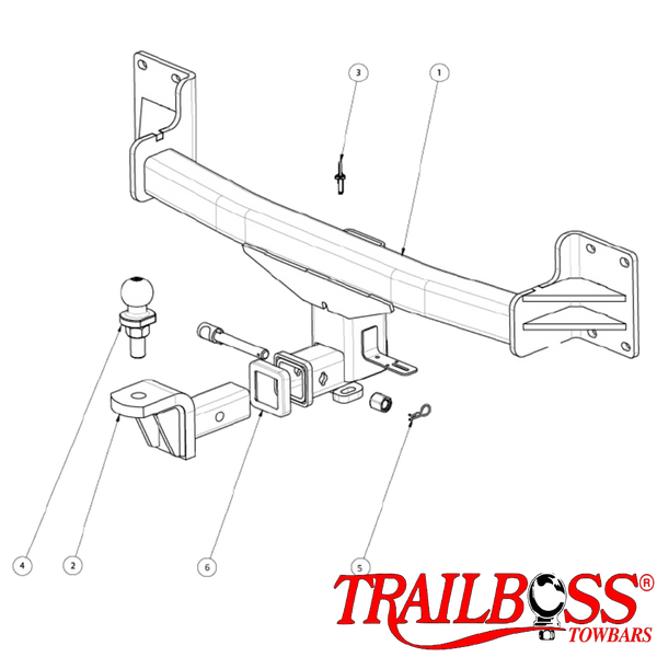 BMW X5 F15 SUV 09/2013 - 07/2018 - Towbar Kit - HEAVY DUTY PREMIUM