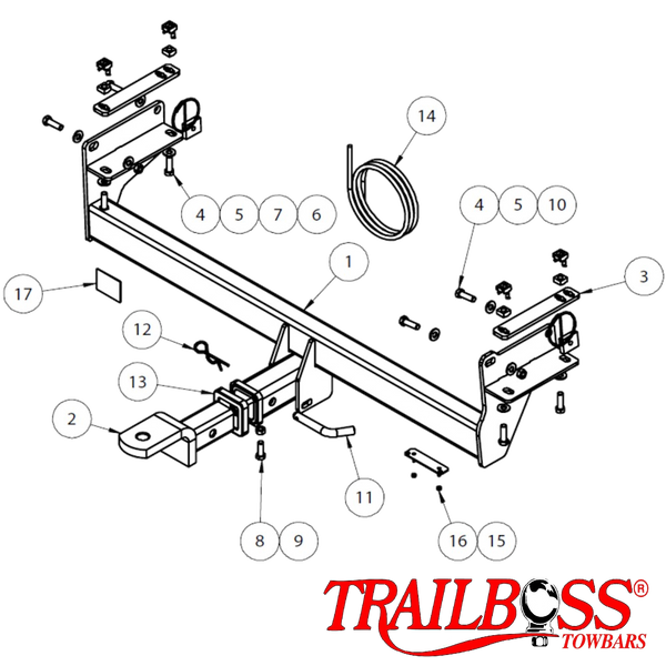 *Nissan Qashqai SUV 09/2017 - 04/2019 - Towbar Kit - HEAVY DUTY PREMIUM