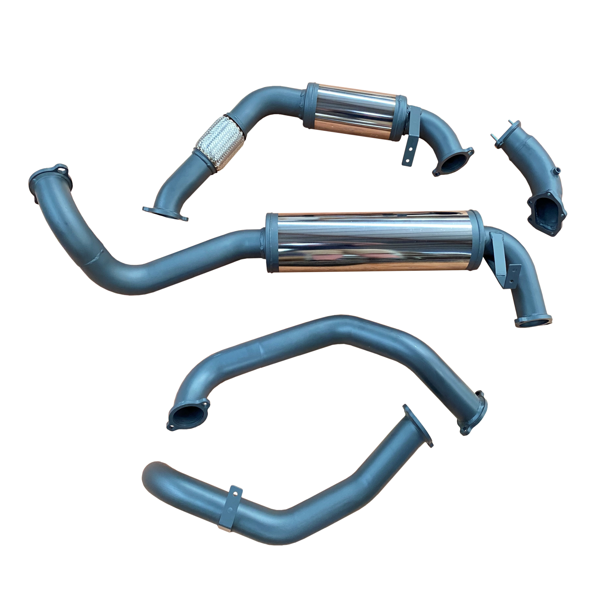 Toyota Landcruiser 80 Series 4.2L 1HZ Wagon 1990 - 1998 - Exhaust System to suit Schwitzer & Denco Turbo Kits