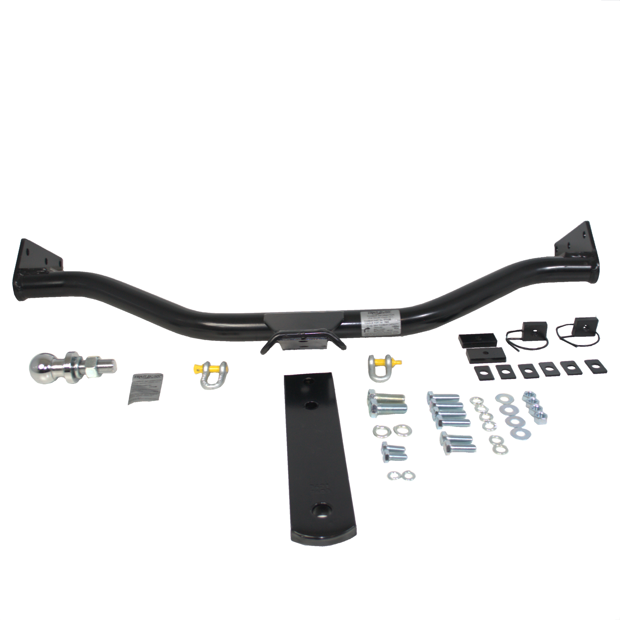 Toyota HiLux 2wd Cab Chassis Tub Body Without Bumper 10/1983 - 03/2005 - Towbar Kit - STANDARD DUTY